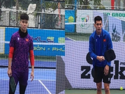 Tiến Linh, Duy Mạnh đi chơi pickleball trước ngày đấu Thái Lan ở chung kết AFF Cup 2024