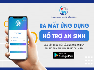 Người dân TP.HCM tải ứng dụng An sinh để yêu cầu cứu trợ thực phẩm, y tế