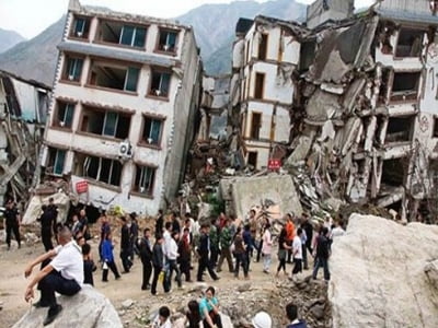 Động đất Đài Loan - Trung Quốc: Thêm trận thứ 2 sau 13 phút, nhiều tòa nhà đổ sập