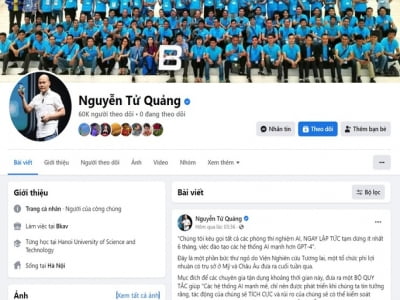 Ông Nguyễn Tử Quảng ký tên cùng Elon Musk kêu gọi tạm ngừng phát triển ChatGPT phiên bản 4
