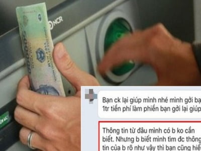 Chuyển nhầm 30 triệu qua tài khoản Vietcombank của người lạ rồi truy SĐT để nhắn tin như "đòi nợ": Dân mạng bất bình, ngân hàng lên tiếng 