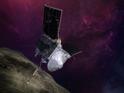 Tàu vũ trụ của NASA làm rơi vãi mẫu vật chất của tiểu hành tinh ra không gian