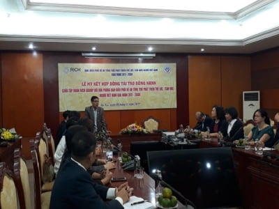 Tập đoàn Rich Group tổ chức Lễ ký kết tài trợ với Văn phòng Ban điều phối đề án tổng thể phát triển thể lực, tầm vóc người Việt Nam giai đoạn 2011 - 2030