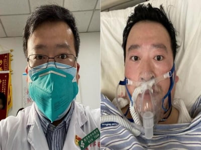 Bác sĩ Li Wenliang, một trong 8 bác sĩ đầu tiên cảnh báo về bệnh viêm phổi do virus corona gây ra ở Vũ Hán qua đời vì chính căn bệnh này. 