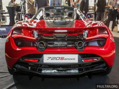 Siêu xe mui trần McLaren 720S Spider ra mắt giới siêu giàu tại Malaysia với mức giá 6,7 tỷ đồng